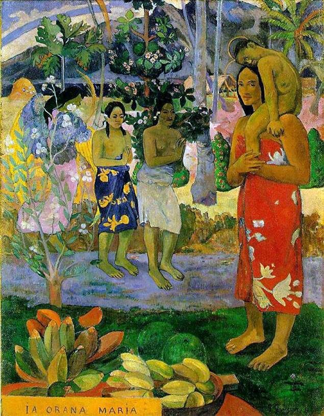 Kami menyambut Anda, Mary   Paul Gauguin