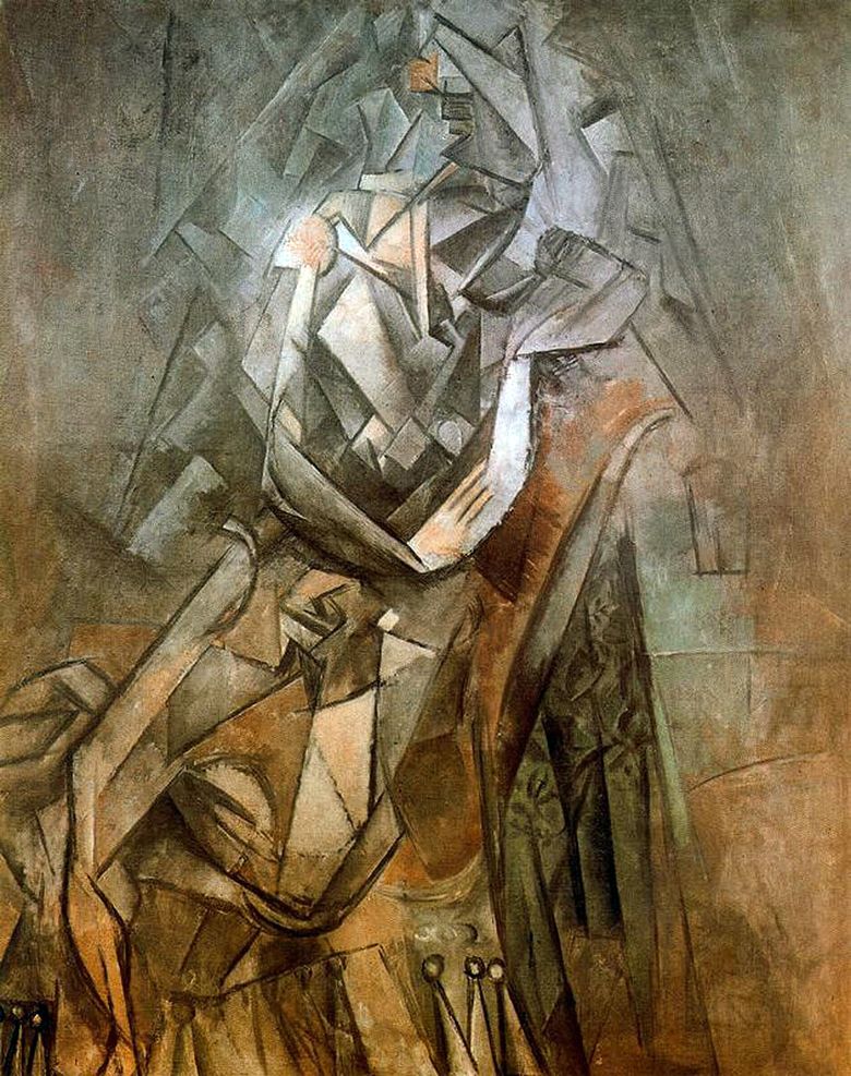 Wanita duduk di kursi   Pablo Picasso