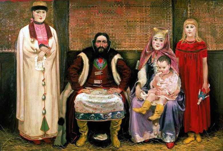 Keluarga Pedagang Abad 17   Andrey Ryabushkin