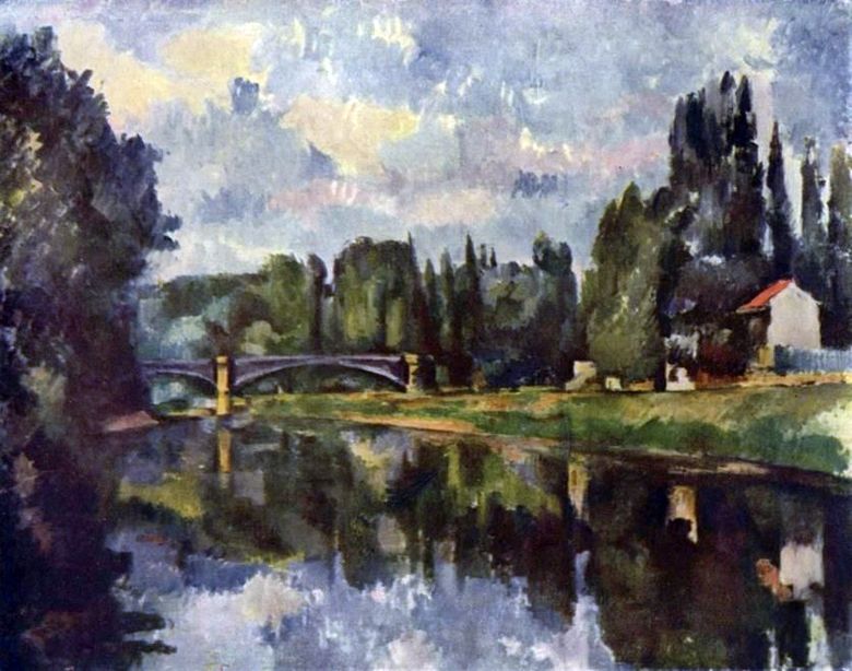 Jembatan di atas Marne di Créteil   Paul Cezanne
