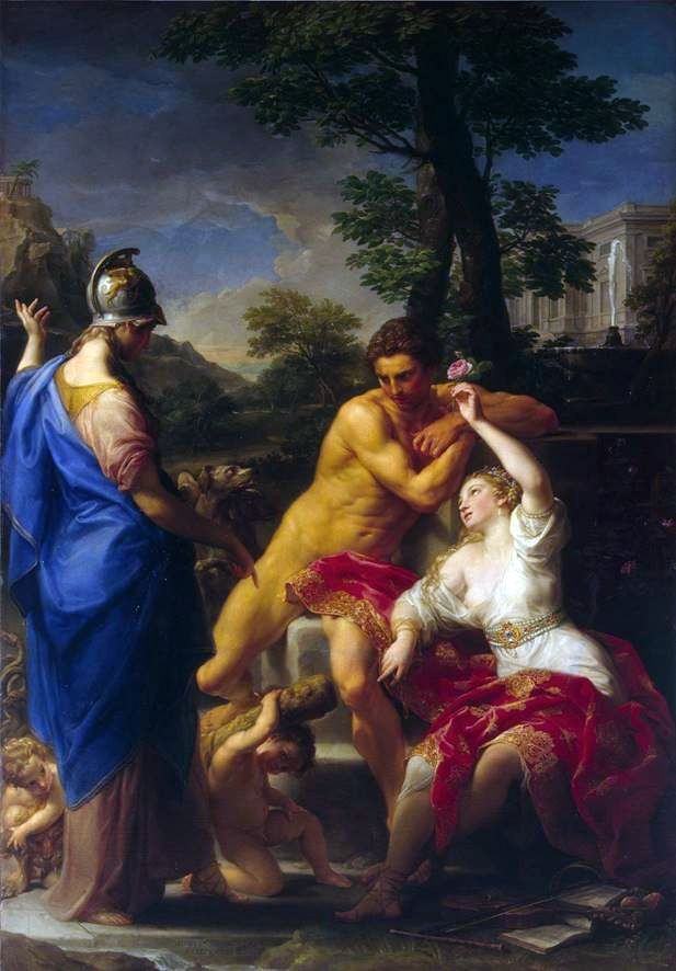 Hercules di Persimpangan antara Virtue dan Vice   Pompeo Batoni