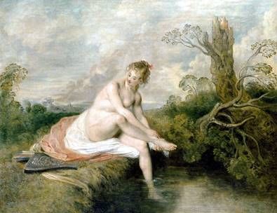 Diana at the Creek   Jean Antoine Watteau