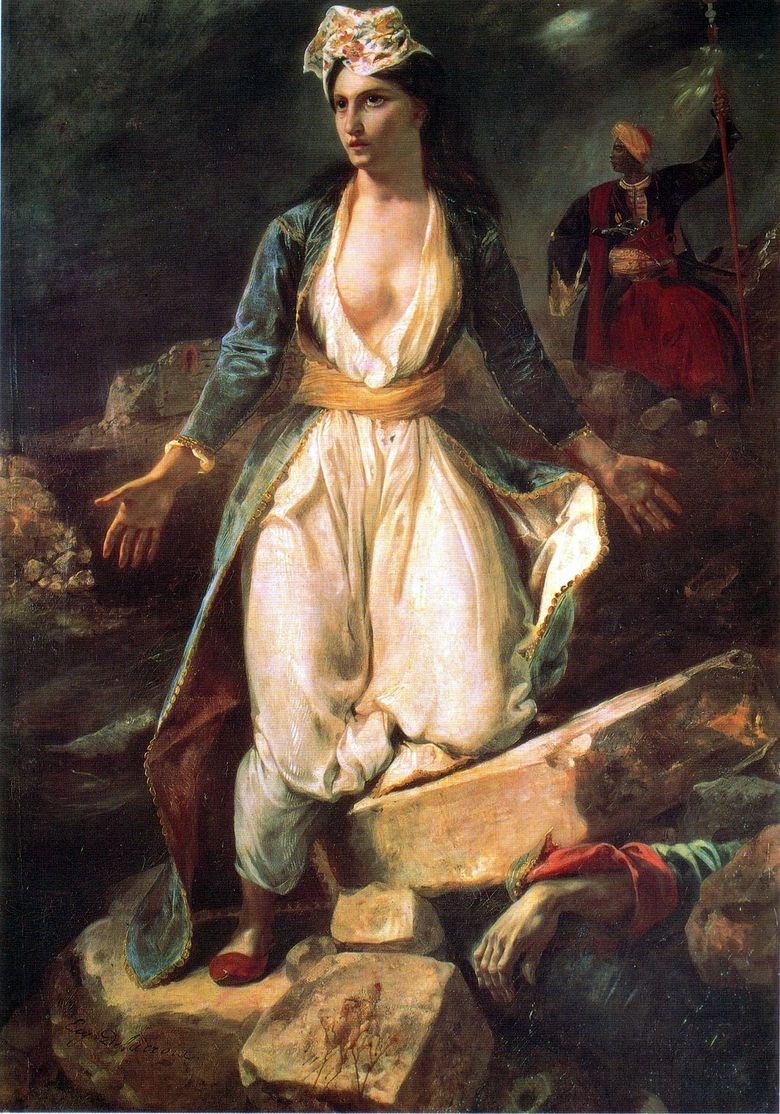 Tangkapan Tentara Salib Konstantinopel   Eugene Delacroix