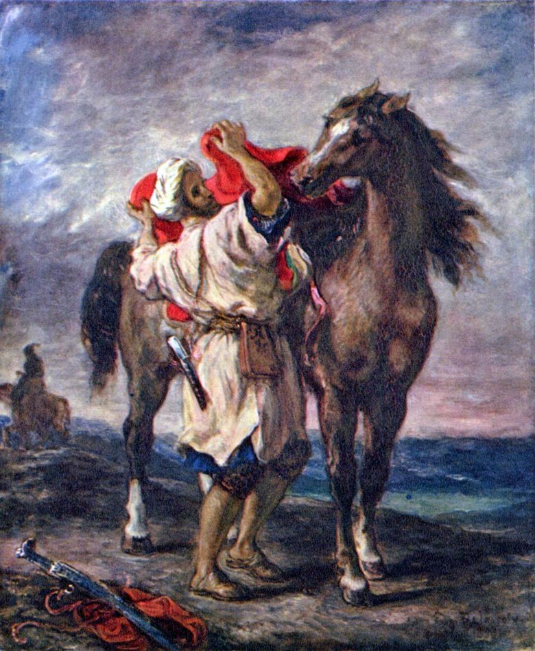 Perburuan Singa   Eugene Delacroix