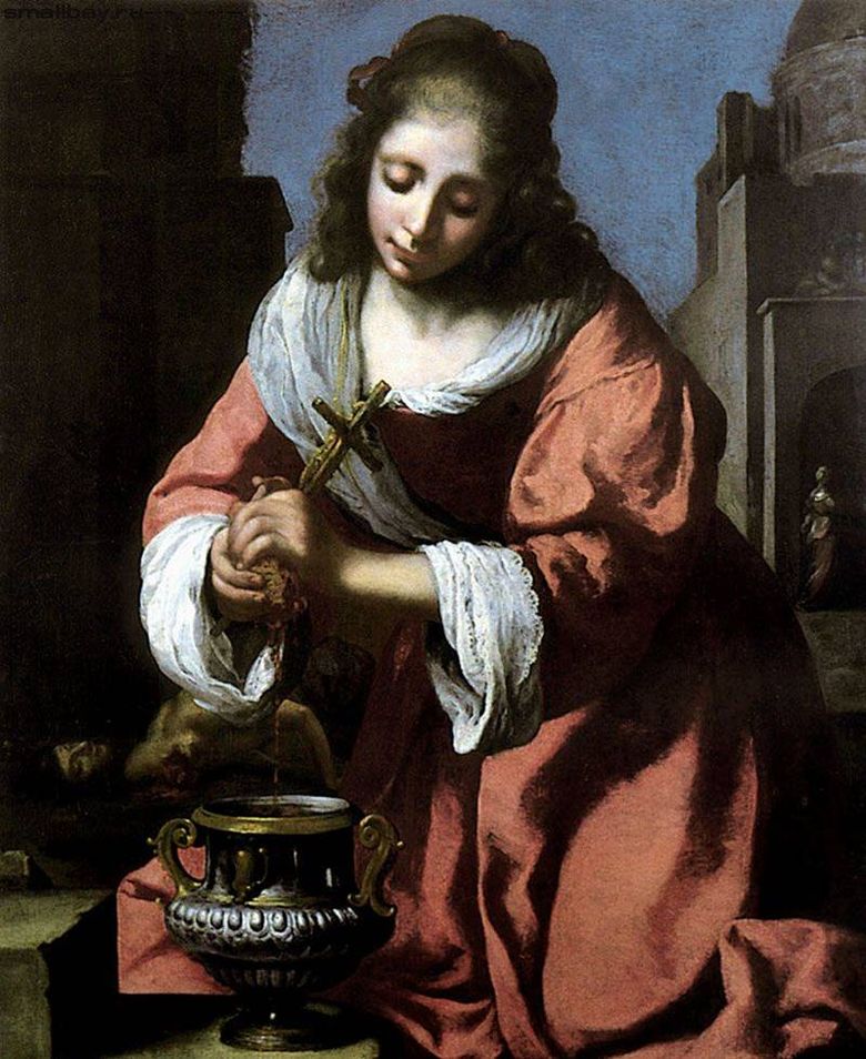 Saint Praxeda   Jan Vermeer