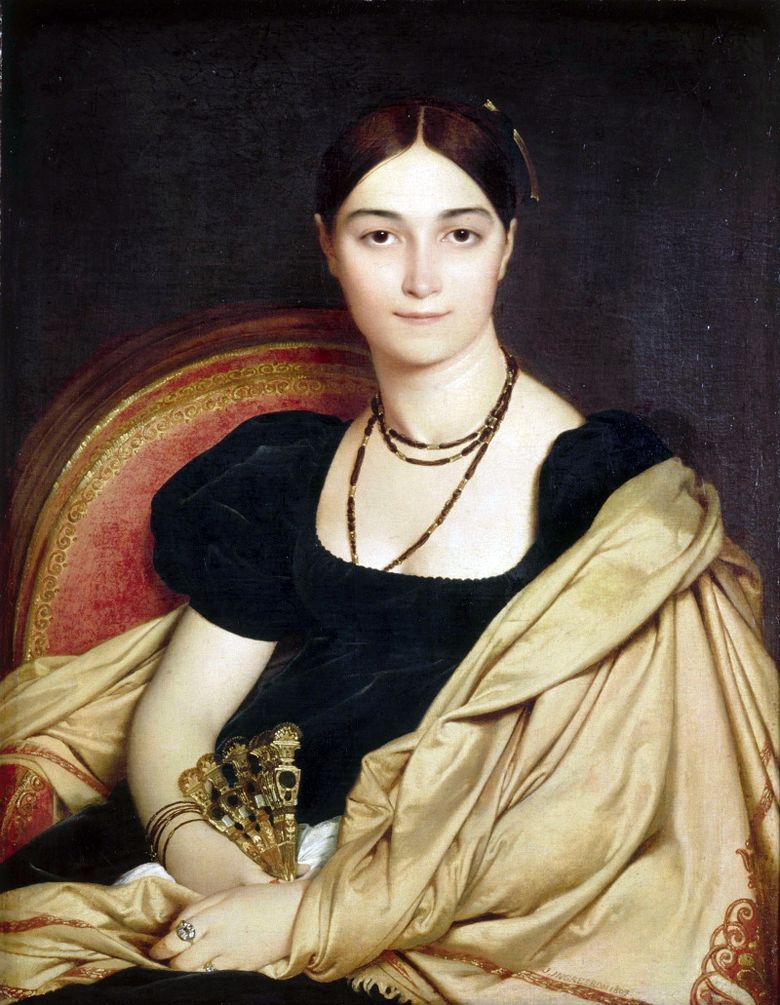 Potret Madame Devos   Jean Auguste Dominic Ingres
