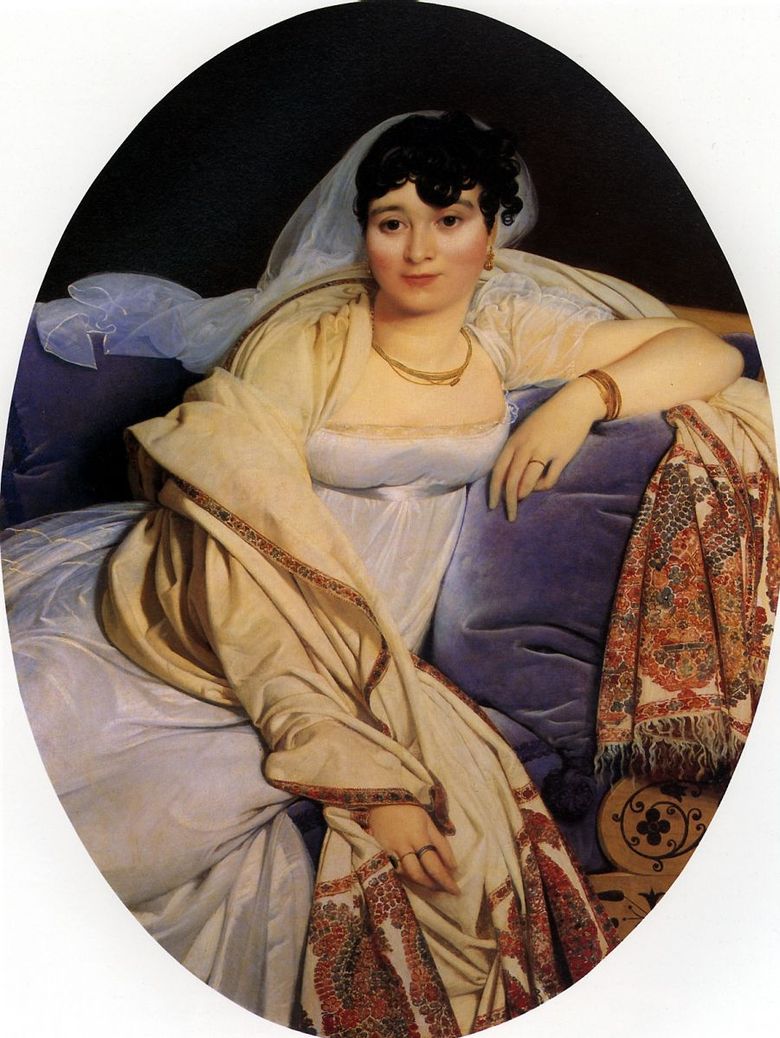 Potret Madame Riviere   Jean Auguste Dominic Ingres