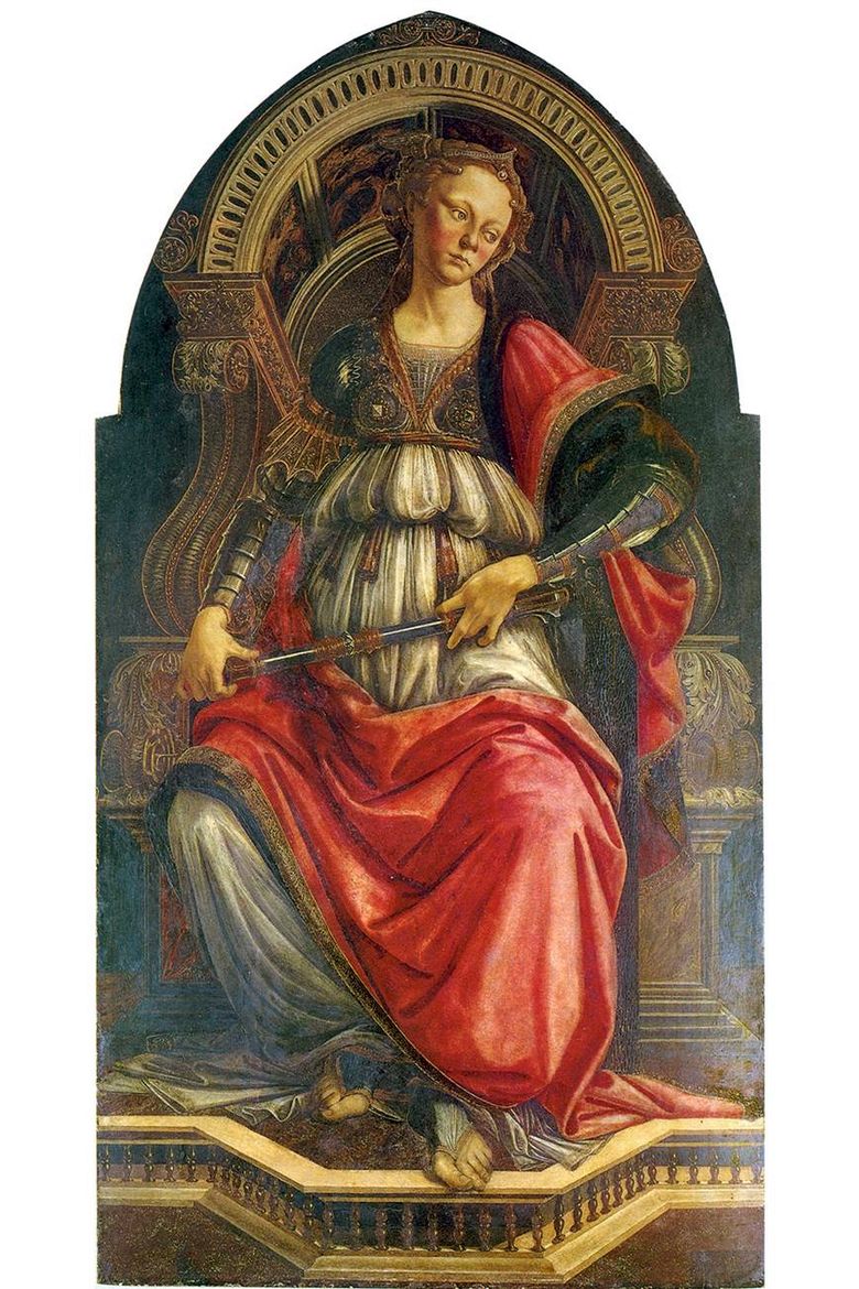 Alegory of Strength (Fortitude)   Sandro Botticelli