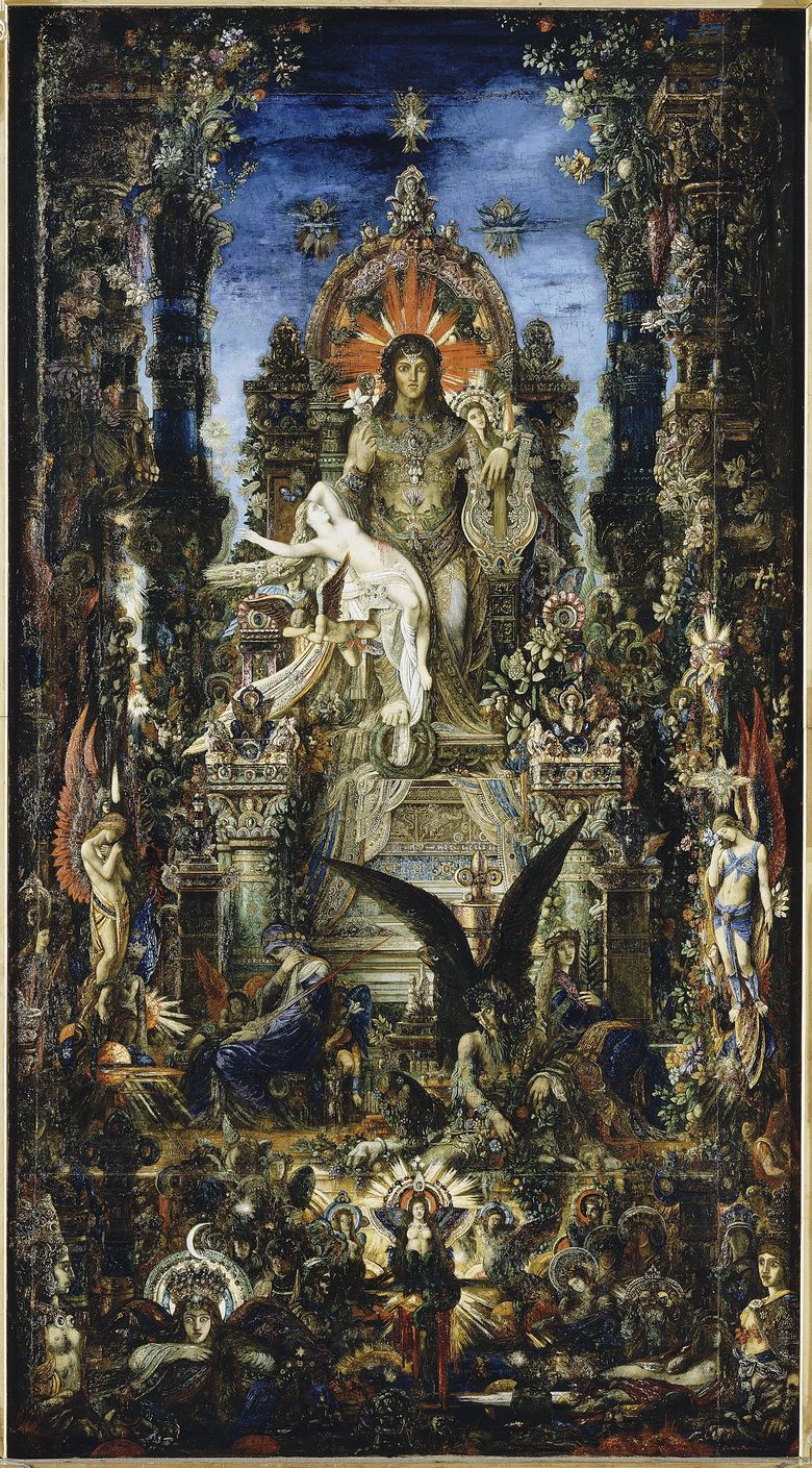 Jupiter dan Semela   Gustave Moreau