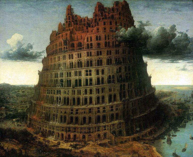 Menara Babel Kecil   Peter Brueghel