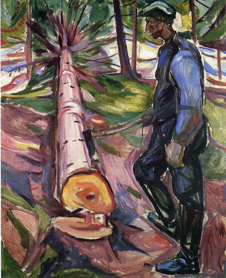 Lumberjack   Edward Munch