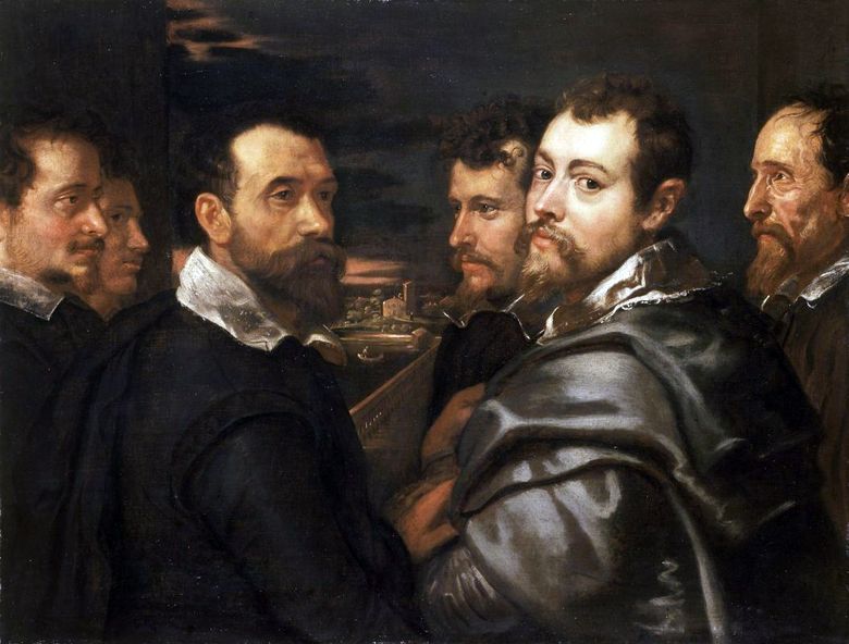 Potret Diri dengan Teman Mantuan   Peter Rubens
