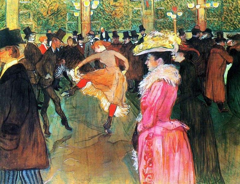 Menari di Moulin Rouge   Henri de Toulouse Lautrec