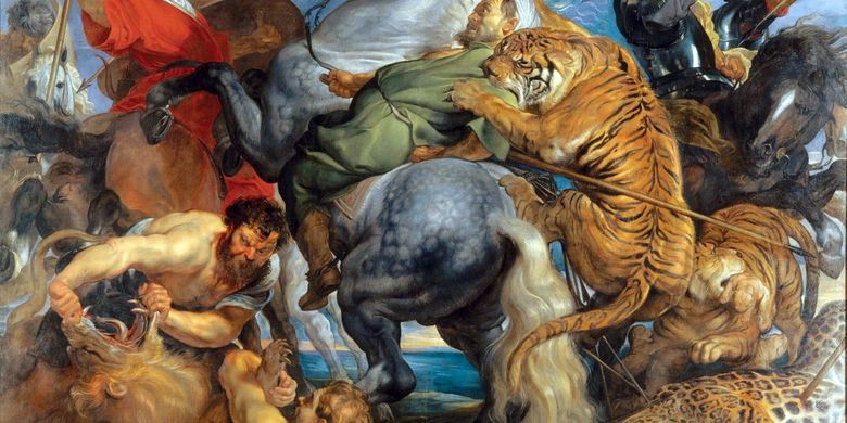 Berburu Macan dan Singa   Peter Rubens
