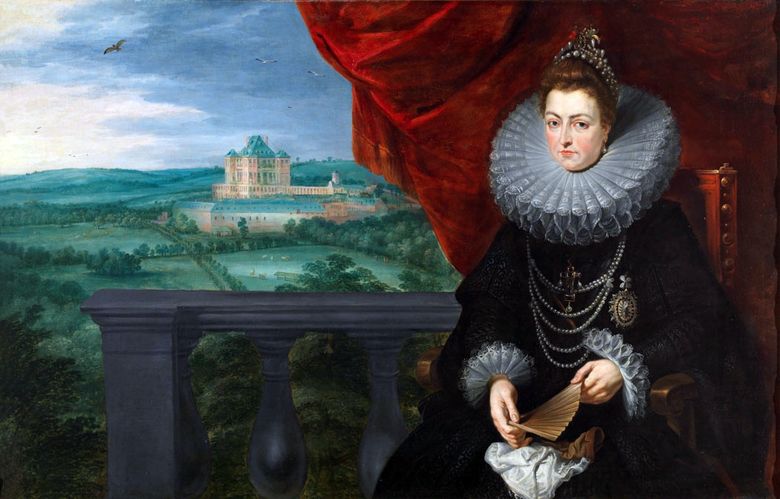 Potret Infanta Isabel Clara Eugenio   Peter Rubens
