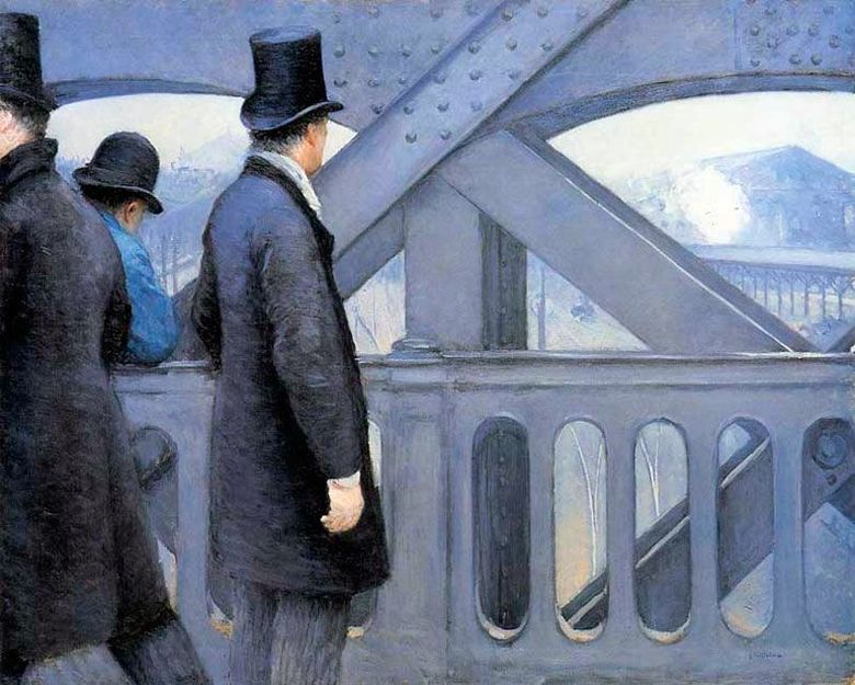 Di Jembatan Eropa   Gustave Caillebotte