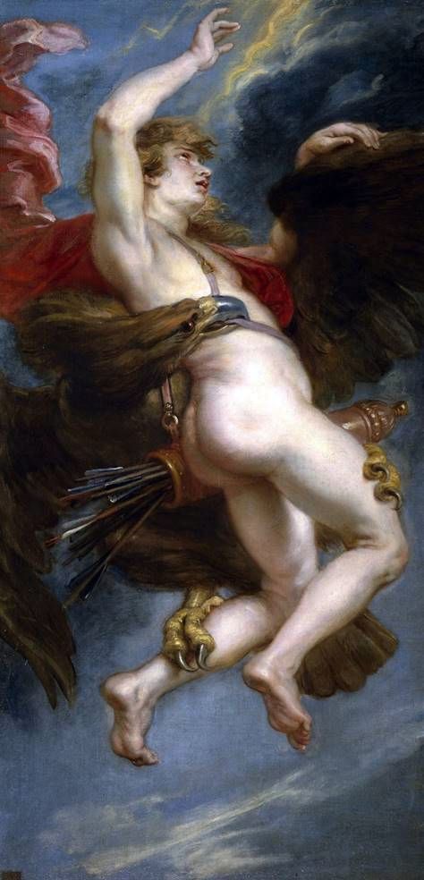 Penculikan Ganymede   Peter Rubens