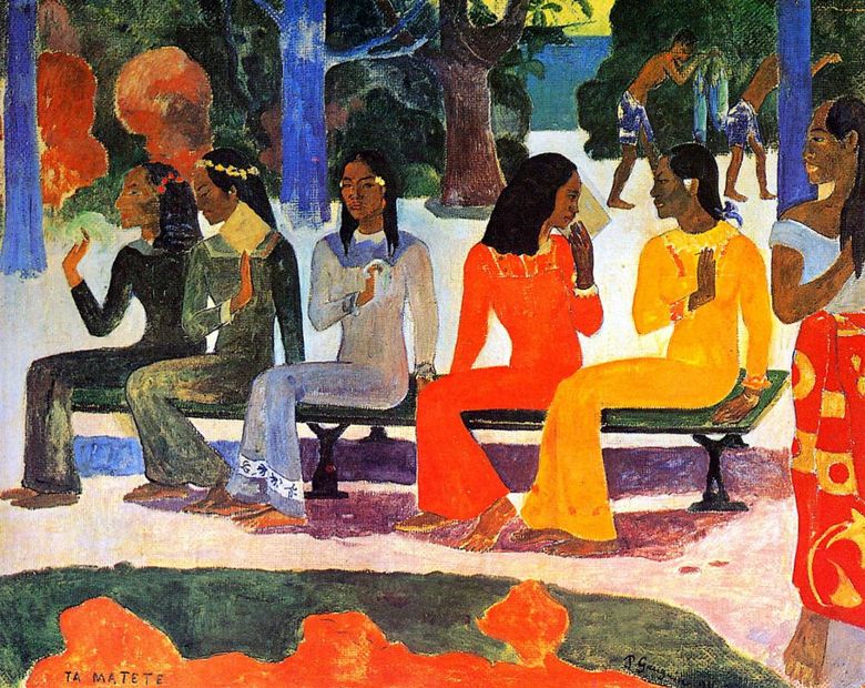 Hari ini kita tidak akan pergi ke pasar   Paul Gauguin