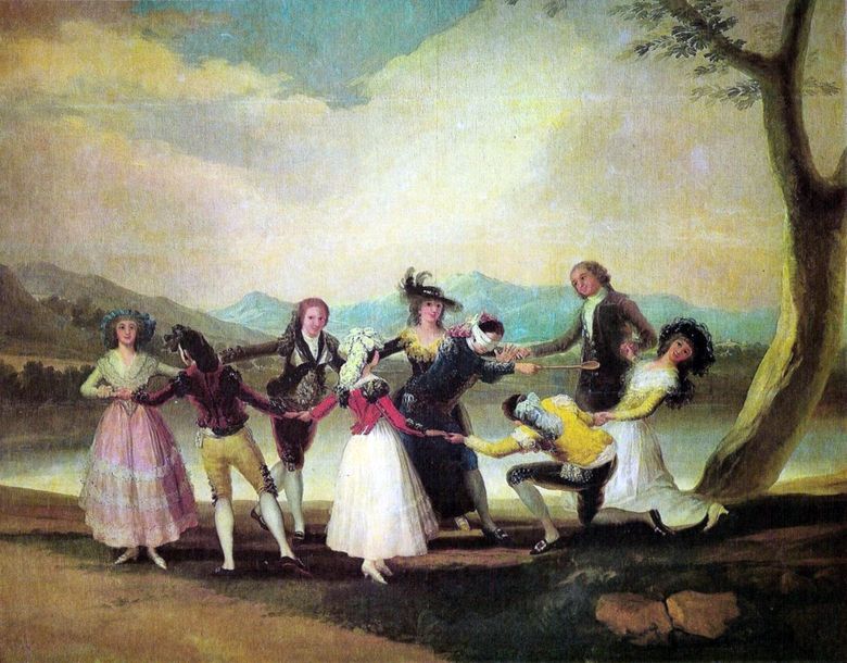 Blindfold Game   Francisco de Goya