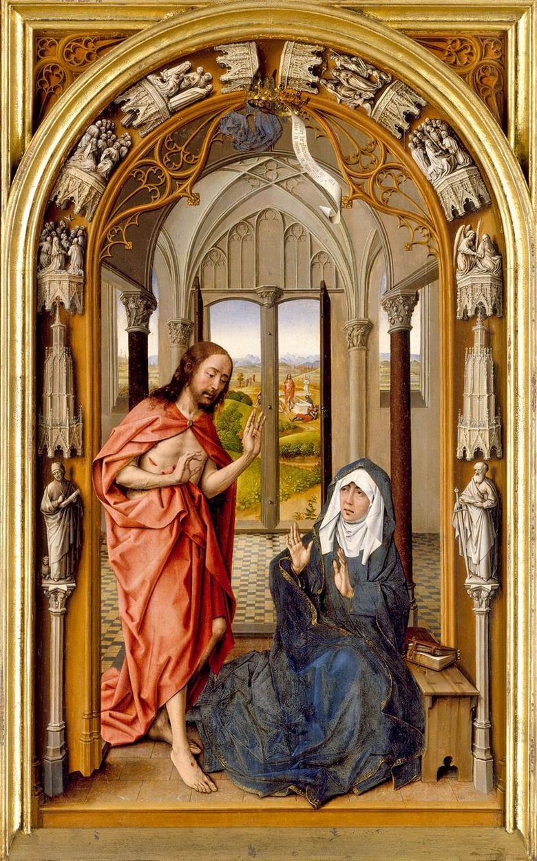 Penampakan Kristus Mary   Juan de Flandes