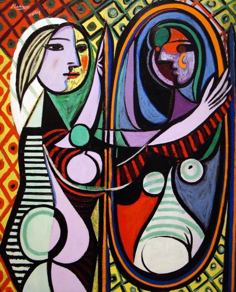 Gadis di depan cermin   Pablo Picasso