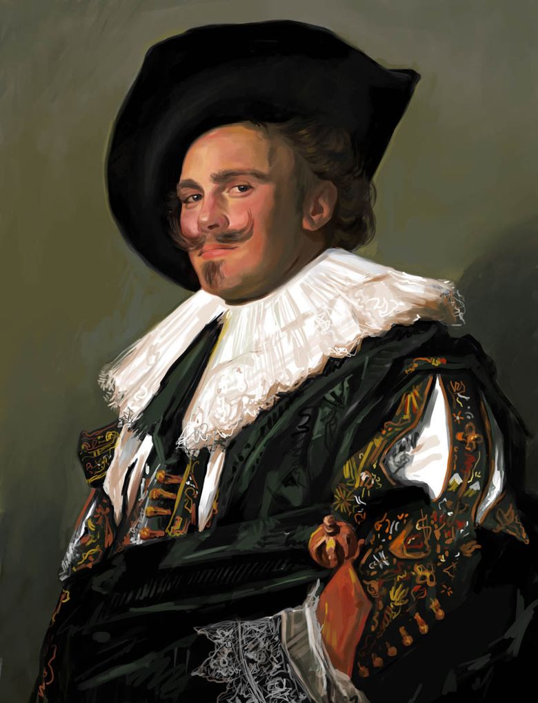 Smiling Cavalier   Frans Hals