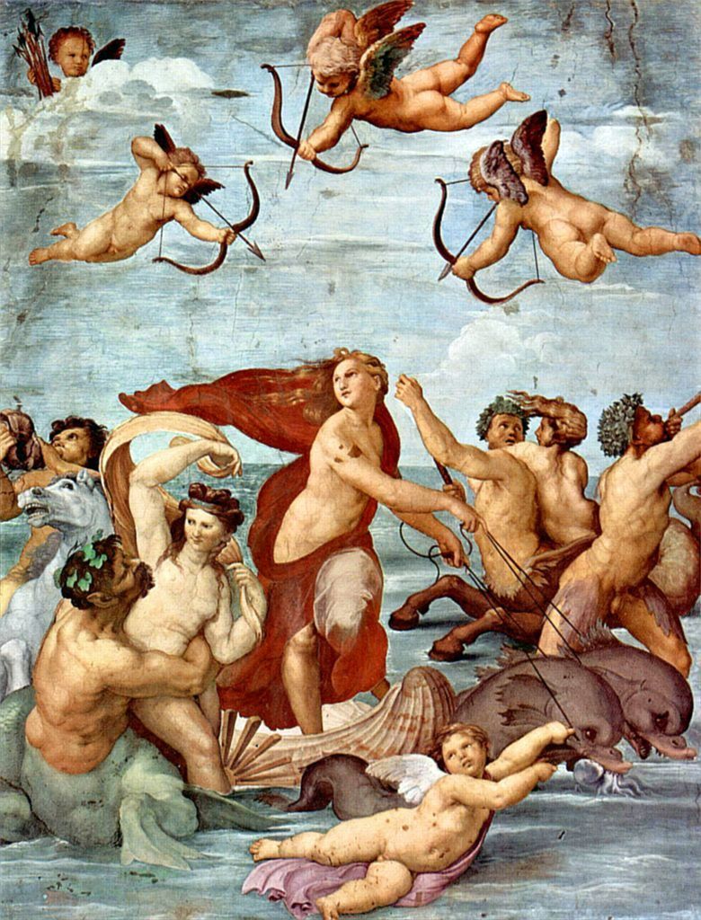 Kemenangan Galatea (fresco)   Rafael Santi