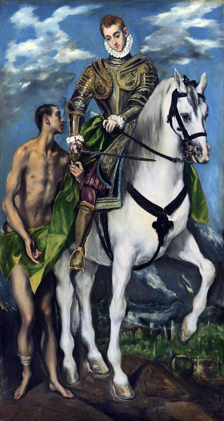 Saint Louis, Raja Prancis dan Page   El Greco