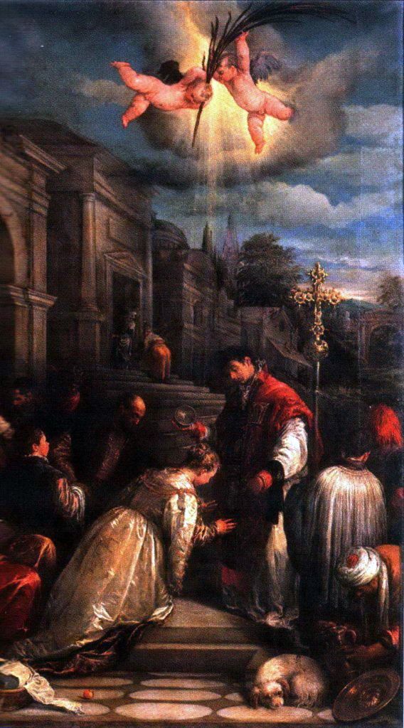 Baptisan St. Lucilla   Jacopo Bassano