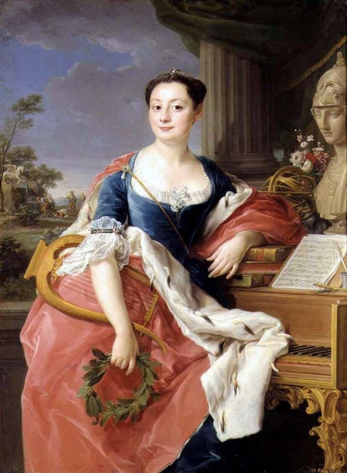 Potret Putri Hyacinths Orsini   Pompeo Batoni