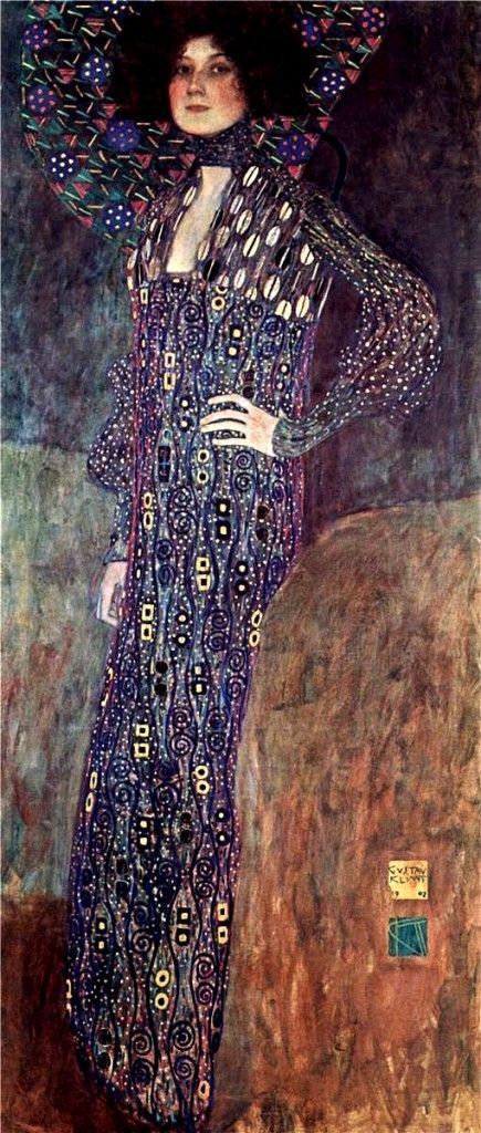 Potret Emilia Flegge   Gustav Klimt