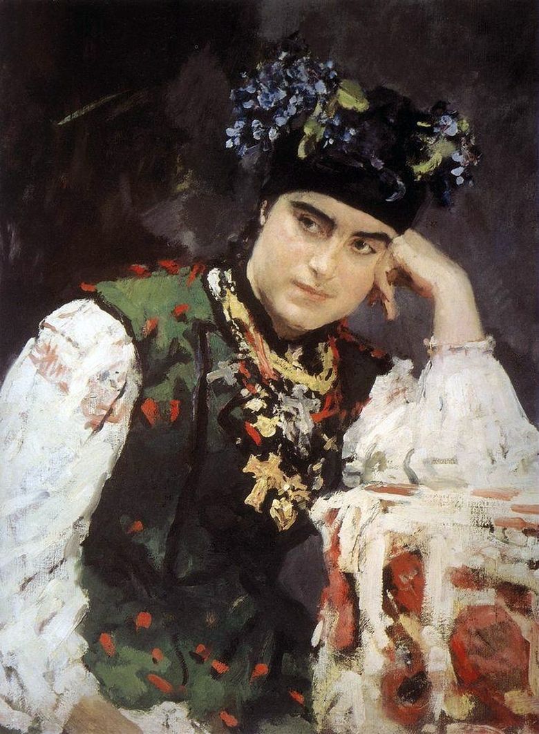 Potret S. M. Dragomirova   Valentin Serov