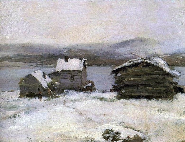 Musim dingin di Lapland   Konstantin Korovin