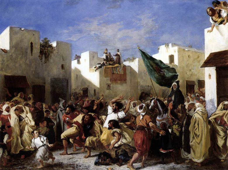 Pembunuhan Uskup Agung Liege   Eugene Delacroix