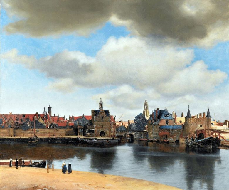 Pemandangan Delft   Jan Vermeer