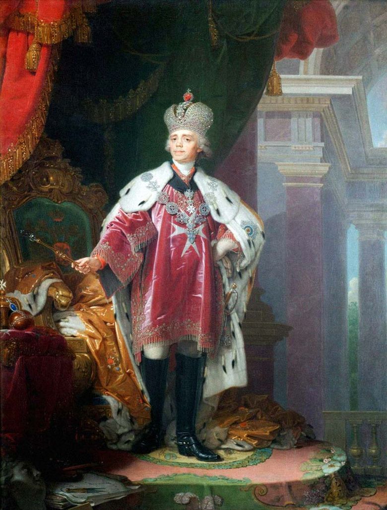 Potret Kaisar Paul I   Vladimir Borovikovsky
