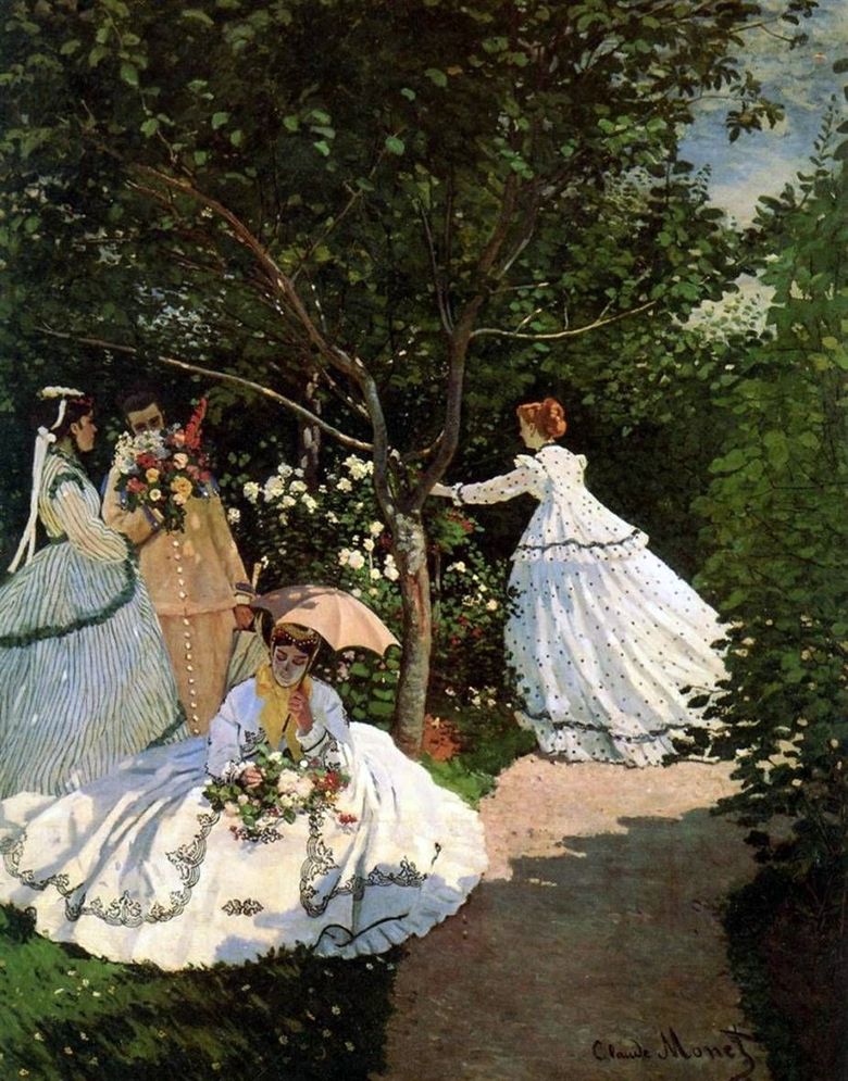 Perempuan di Kebun   Claude Monet