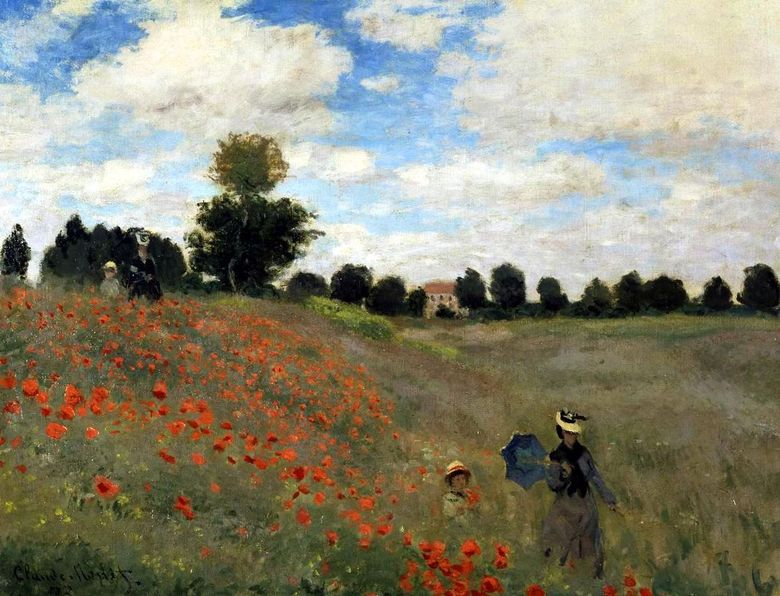 Maki, sekitarnya Argenteia   Claude Monet