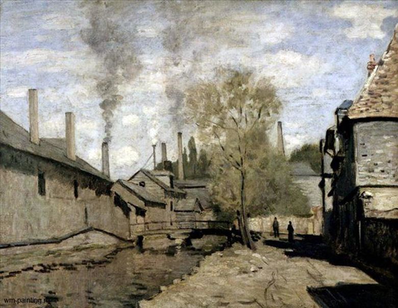 Sungai Robeck di Rouen   Claude Monet