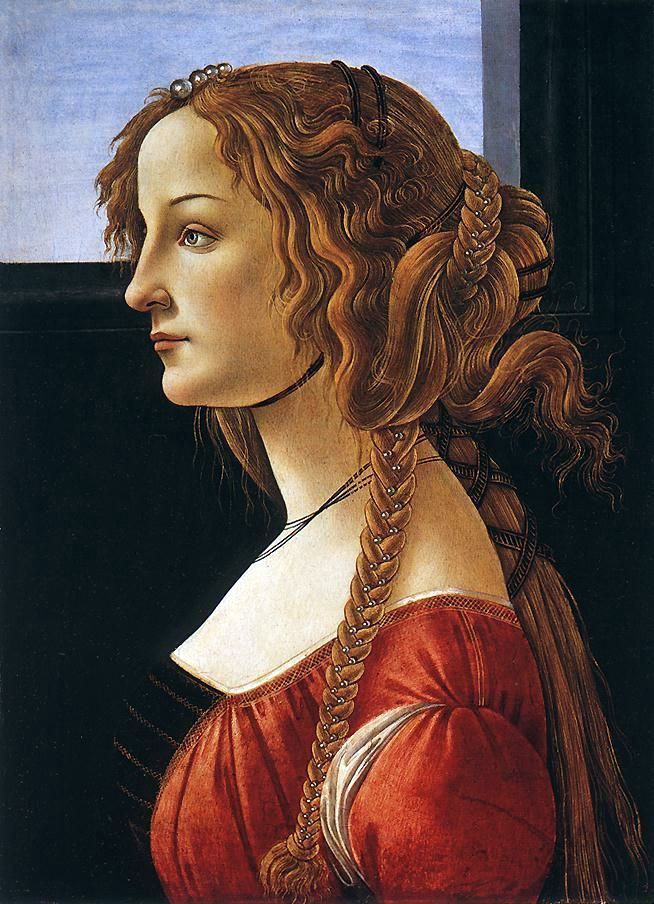 Potret Simonetta Vespucci   Sandro Botticelli