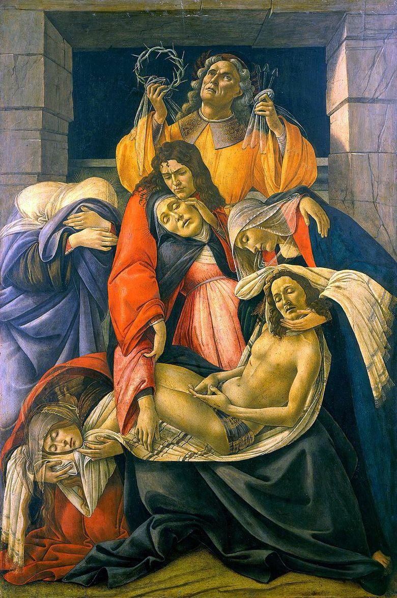 Pieta (Mourning)   Sandro Botticelli