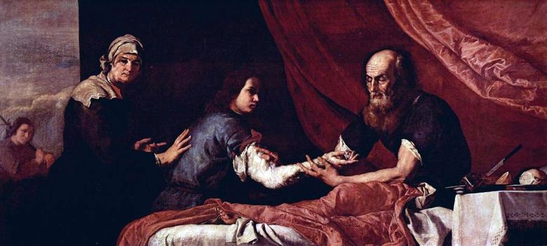 Ishak yang buta memberkati Yakub   Hussep de Ribera