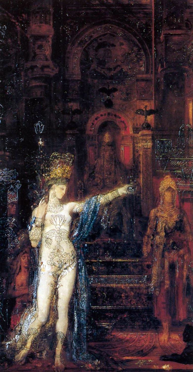 Salome menari di depan Herodes   Gustave Moreau