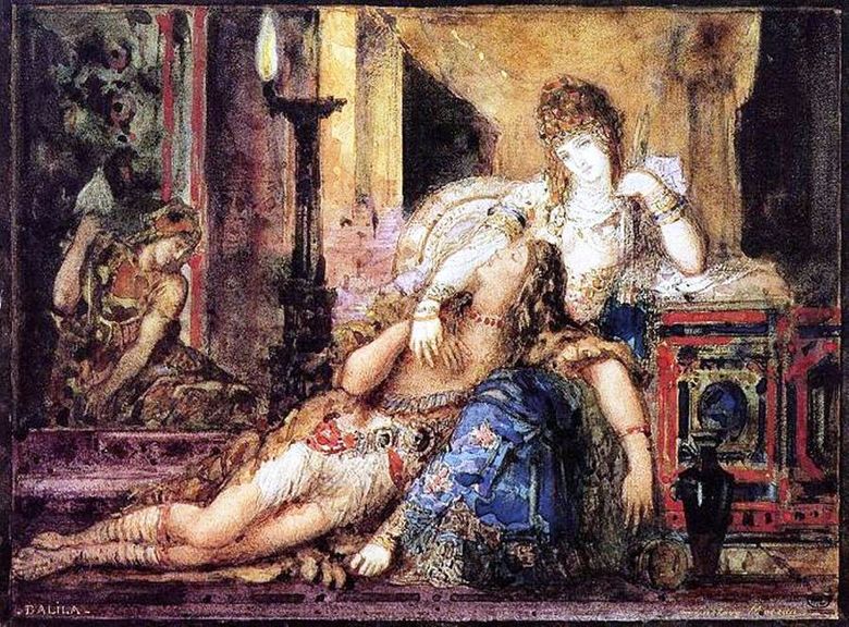 Samson dan Delilah   Gustave Moreau