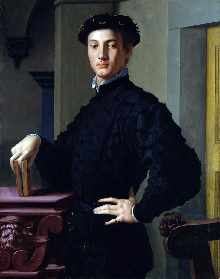 Potret Seorang Pria Muda   Agnolo Bronzino